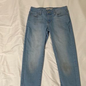 levis blue skinny jeans